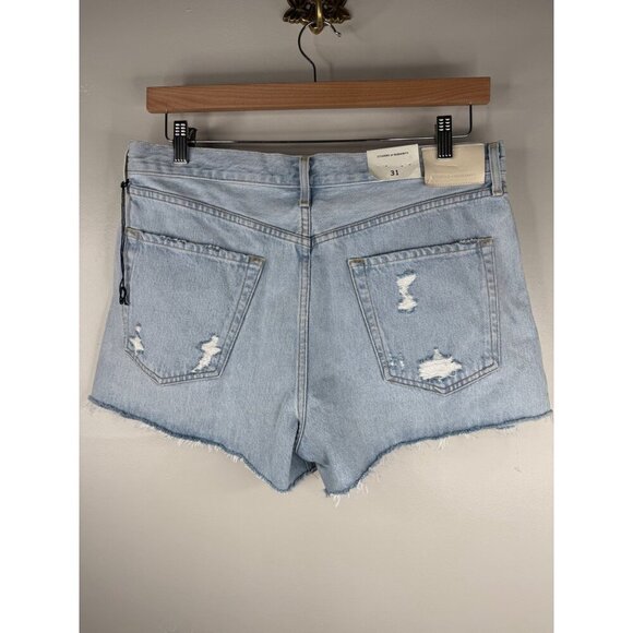 NWT Citizens of Humanity Franca Pleated Baggy Cutoff Denim Shorts Size 31 - Picture 5 of 5